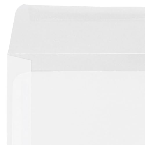 LUXPaper 6 x 9 Booklet Envelopes | Clear Translucent | 30lb. Text | 50 Qty - Image 5
