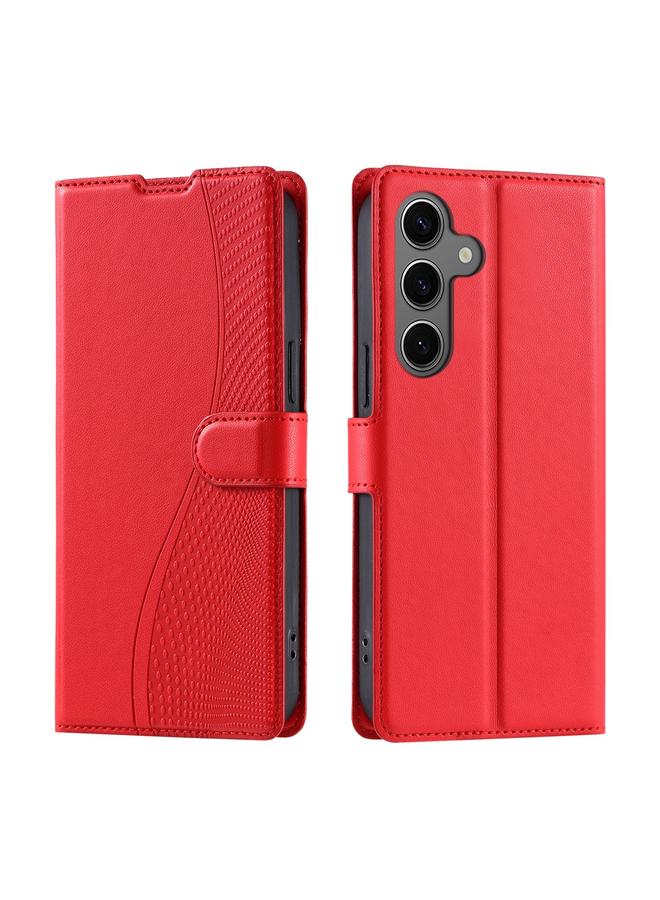 S-TOP Case For Samsung Galaxy S24+ 5G Voltage Ultra-thin Dot Leather Phone Case - Image 1