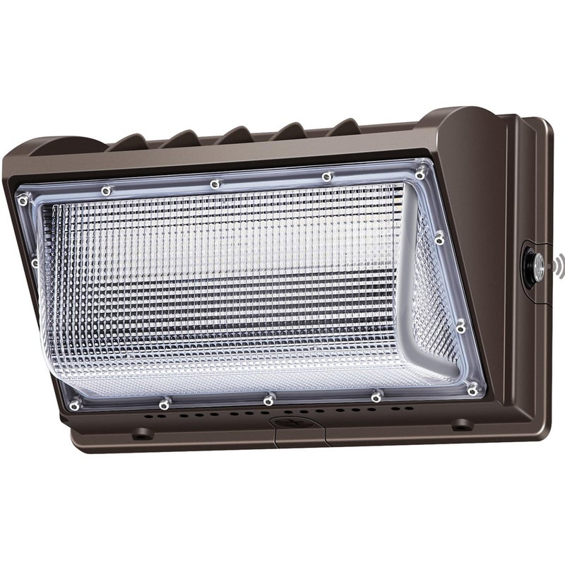 ledmo 150W LED Wall Pack with Photocell Dusk to Dawn 5000K Waterproof Commercial Outdoor Light Fixture 21000lm 100277V EquivalentEnergy Save Flood Lights for BuildingYardWarehouseGarage
