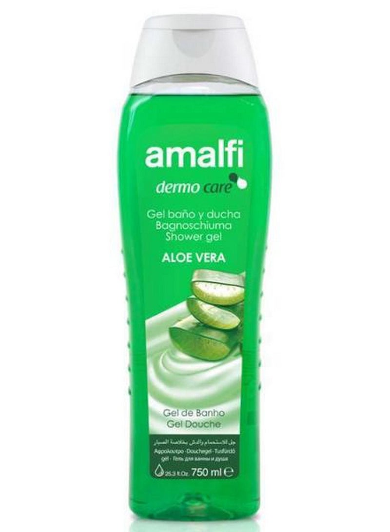 AMALFI Dermo Care Bath Gel Care Aloe Vera 750 ML - Image 1
