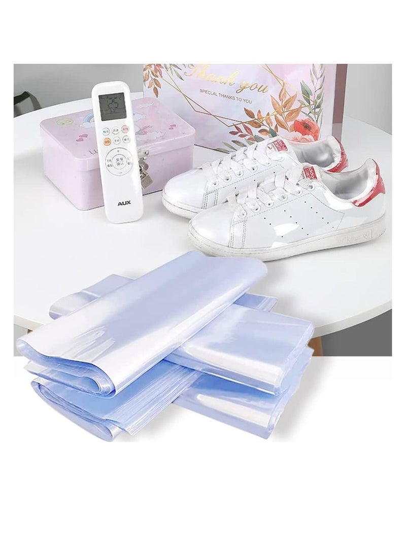 Generic Shrink Wrap Bags, PVC Clear Heat Sealer Bags, Seal Wrapping Supplies, Waterproof Odorless and Transparent, for Shoes Storage, Gifts, Remote Control, Books, DIY Crafts Packaging, 50pcs (35 * 55cm)  - Image 1