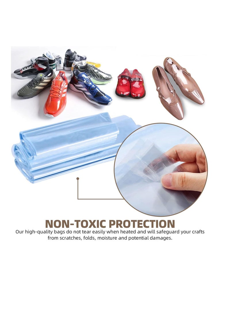 Generic Shrink Wrap Bags, PVC Clear Heat Sealer Bags, Seal Wrapping Supplies, Waterproof Odorless and Transparent, for Shoes Storage, Gifts, Remote Control, Books, DIY Crafts Packaging, 50pcs (35 * 55cm)  - Image 4