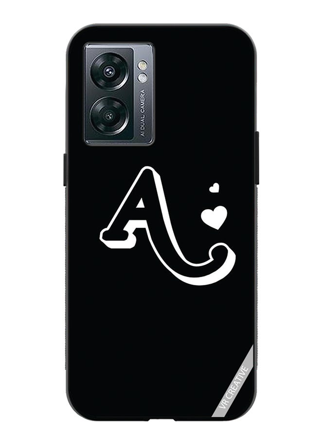 VR CREATIVE Protective Case Cover For Oppo A57 5G Letter A Design Multicolour  - Image 1