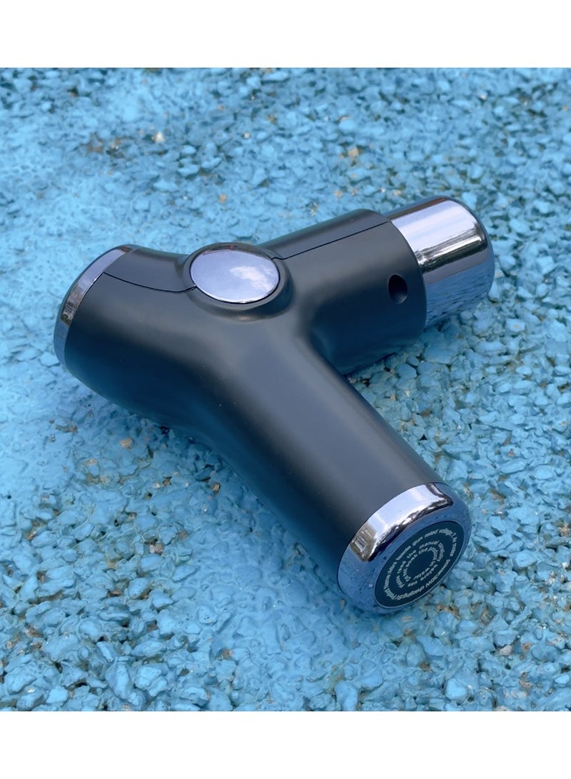 دينكس مسدس التدليك المحمول   مستويات 3 سرعة قابلة للتعديل و4 رؤوس تدليك  محرك عالي السرعة لتقليل الضوضاء، قوة قوية، اهتزاز منخفض الضوضاء - Image 3