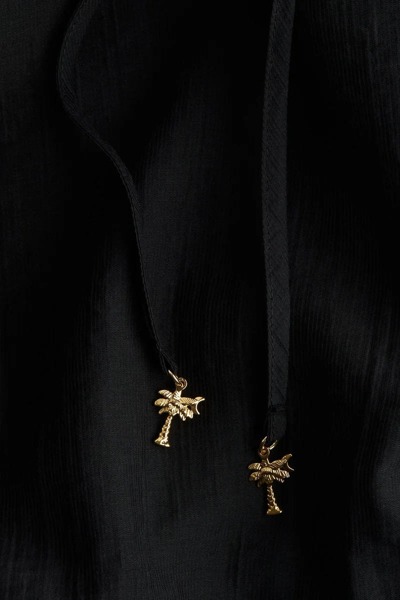 H&M Tie-detail tunic dress