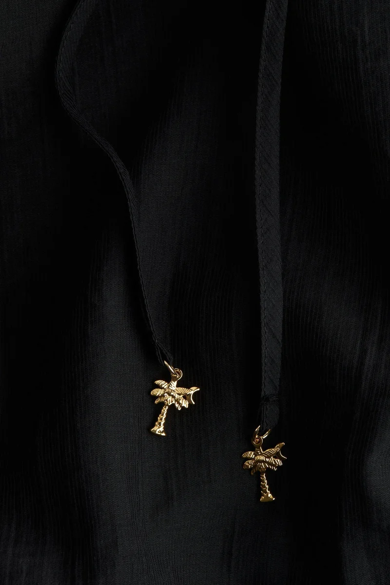 H&M Tie-detail tunic dress