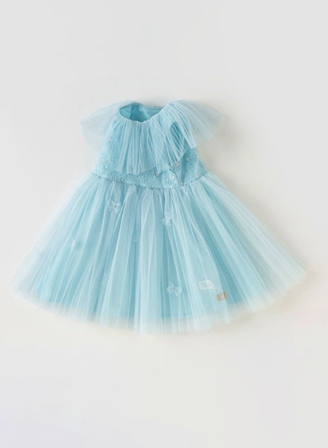Dave & Bella Tulle Occasion Dress - Image 4