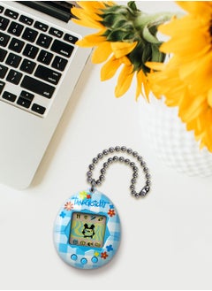 Tamagotchi Tamagotchi Original Flower Gingham, Battery Operated | Electronic Pet | Retro Virtual Pet | Toys for Kids, Girls and Boys | Interactive Game | Digital Pet  - Image 4