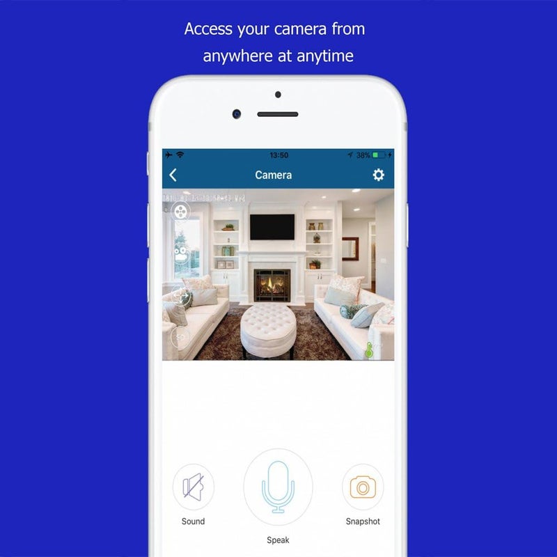 Emerson WiFi Indoor Home Security Surveillance Camera Two Way Audio Night Vision Motion Detection 1080P ER108001 - Image 4