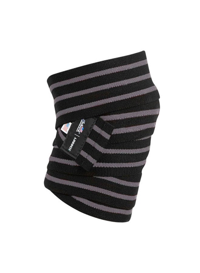 Schiek Knee Wraps Black Out With Velcro