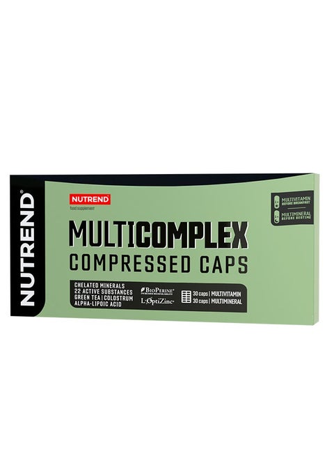 Multicomplex Compressed – 60 Capsules – Comprehensive Daily Multivitamin & Mineral Support for Optimal Health
