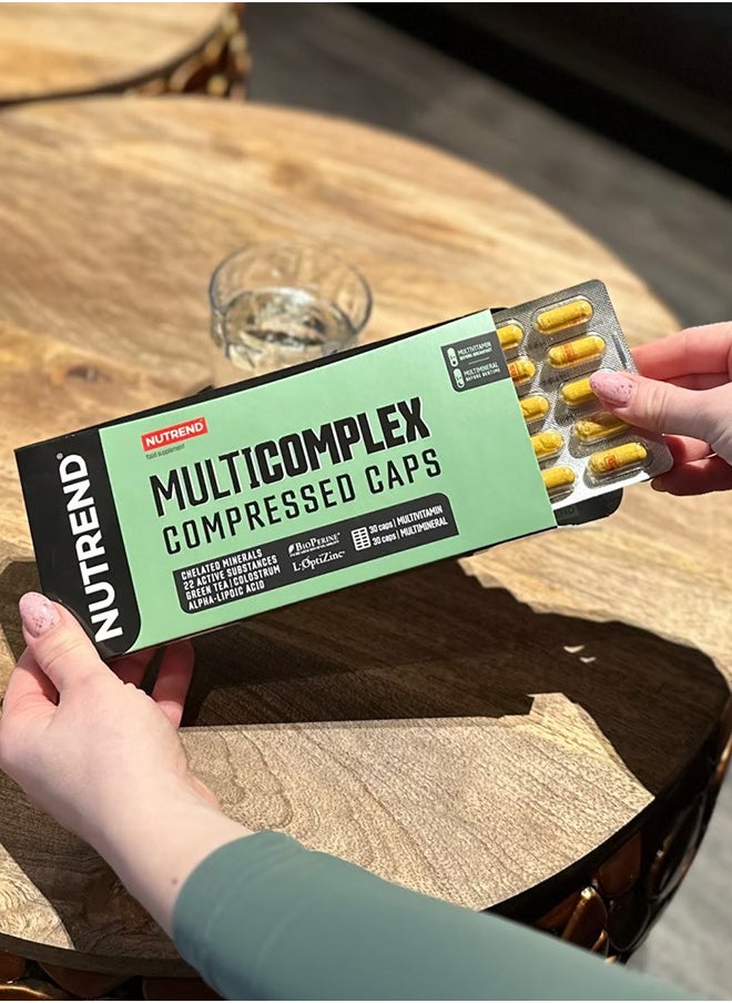 NUTREND - Multicomplex Compressed – 60 Capsules – Comprehensive Daily Multivitamin & Mineral Support for Optimal Health - Image 1
