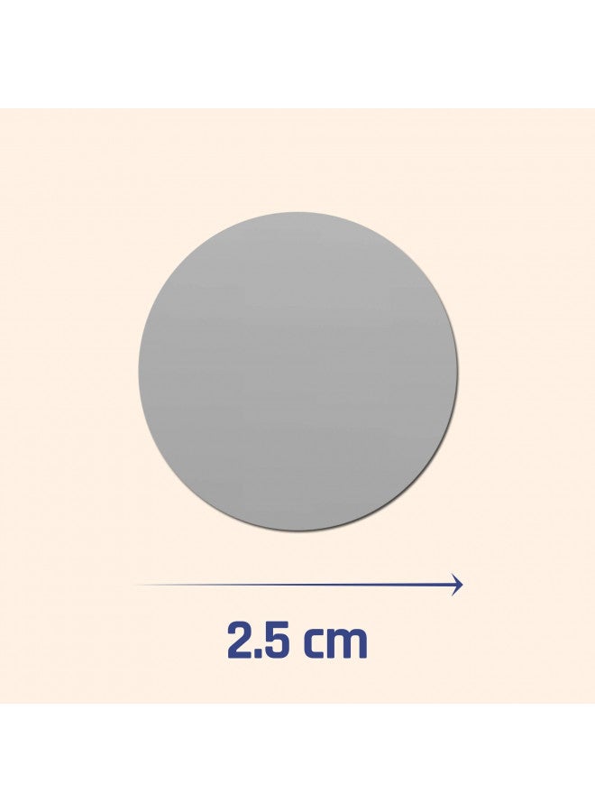 ScratchStix 150 Pack, 1" Scratch Off Stickers Labels, Round Circle - Silver - Image 1