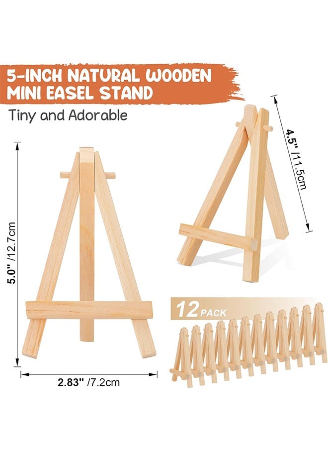 12 Pieces Mini Wooden Easel, Desktop Small Easel, Wooden Photo Frame Tripod, Digital Oil Painting Display Mini Easel, Advertising Display Stand - pzsku/Z99F458D711217438227BZ/45/_/1723614698/9229018d-83fe-40f0-a43b-11a3e475be92