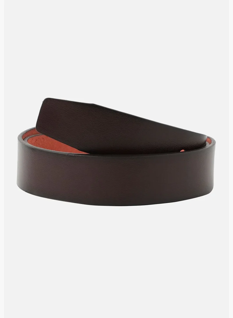 French Accent Textured Formal PU Leather Belt For Men