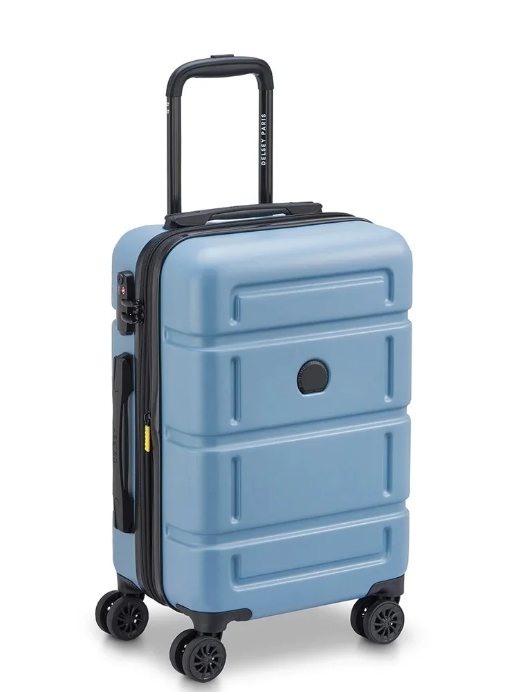 ديلسي _باريس حقيبة سفر كاميليا  سم بعجلات مزدوجة قابلة للتوسيع - أزرق فاتح
