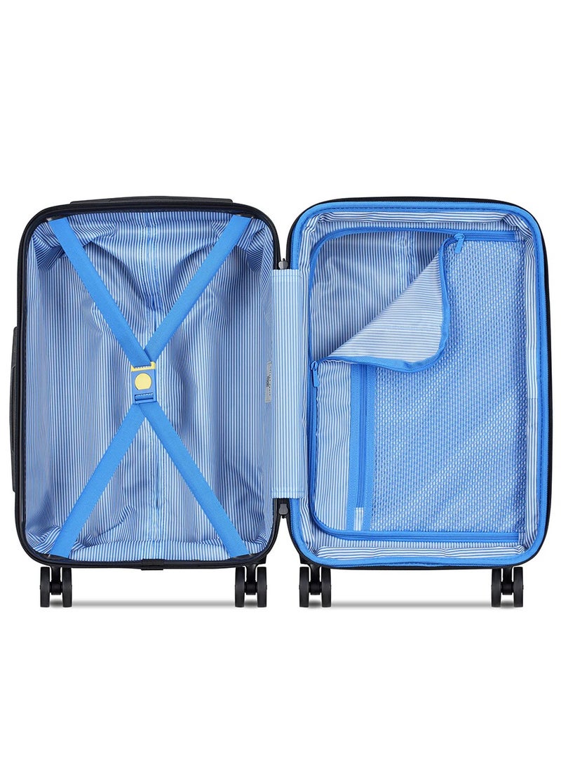 ديلسي _باريس حقيبة سفر كاميليا  سم بعجلات مزدوجة قابلة للتوسيع - أزرق فاتح - Image 3