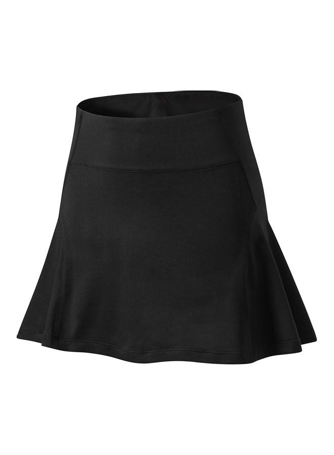 اسم المحتوى ناريلا تنورة رياضية سريعة الجفاف للنساء بخصر مرتفع ، جيب وبطانة مكشكشة لرياضة اليوغا والجري مقاس M . 20 x 5 x 12سم - Image 1