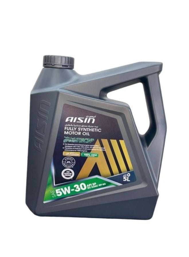 Fully-Synthetic Engine Oil  5W-30 SP (AISIN greenTECH+) 10,000 KM (5 Liters)