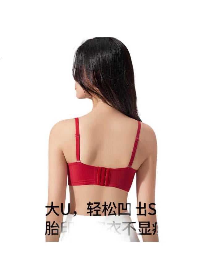 Liberal Freedom Women'S Bra, Underwear For Small Enhancing, Push-Up, Lift, Seamless, Anti-Sagging, Adjustable, Deep V-Neck, Supportive Brassiere - Image 2