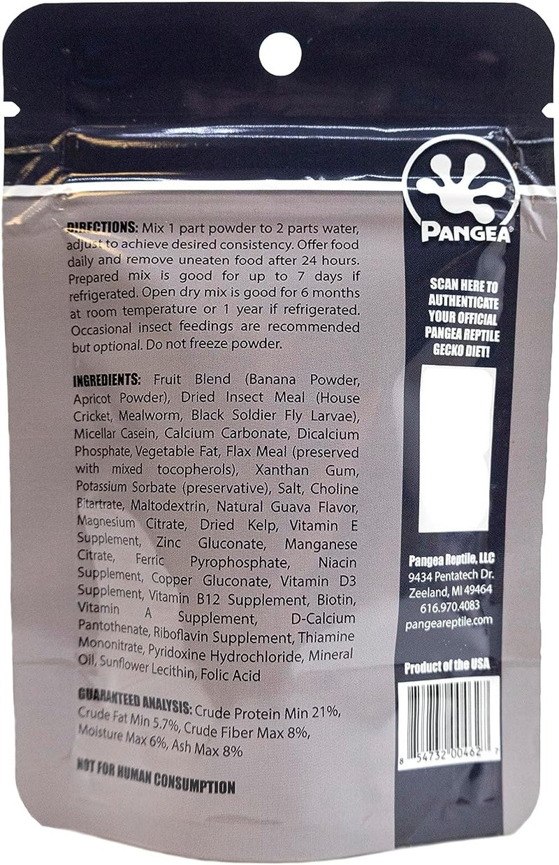 Pangea Gecko Diet Growth and Breeding Formula (2 oz) - Image 2
