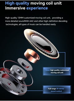 CoomBe Wireless Earphone 5.4 Bluetooth Headset Charging Earphones Sport Noise Reduction Earbuds Black  - Image 3