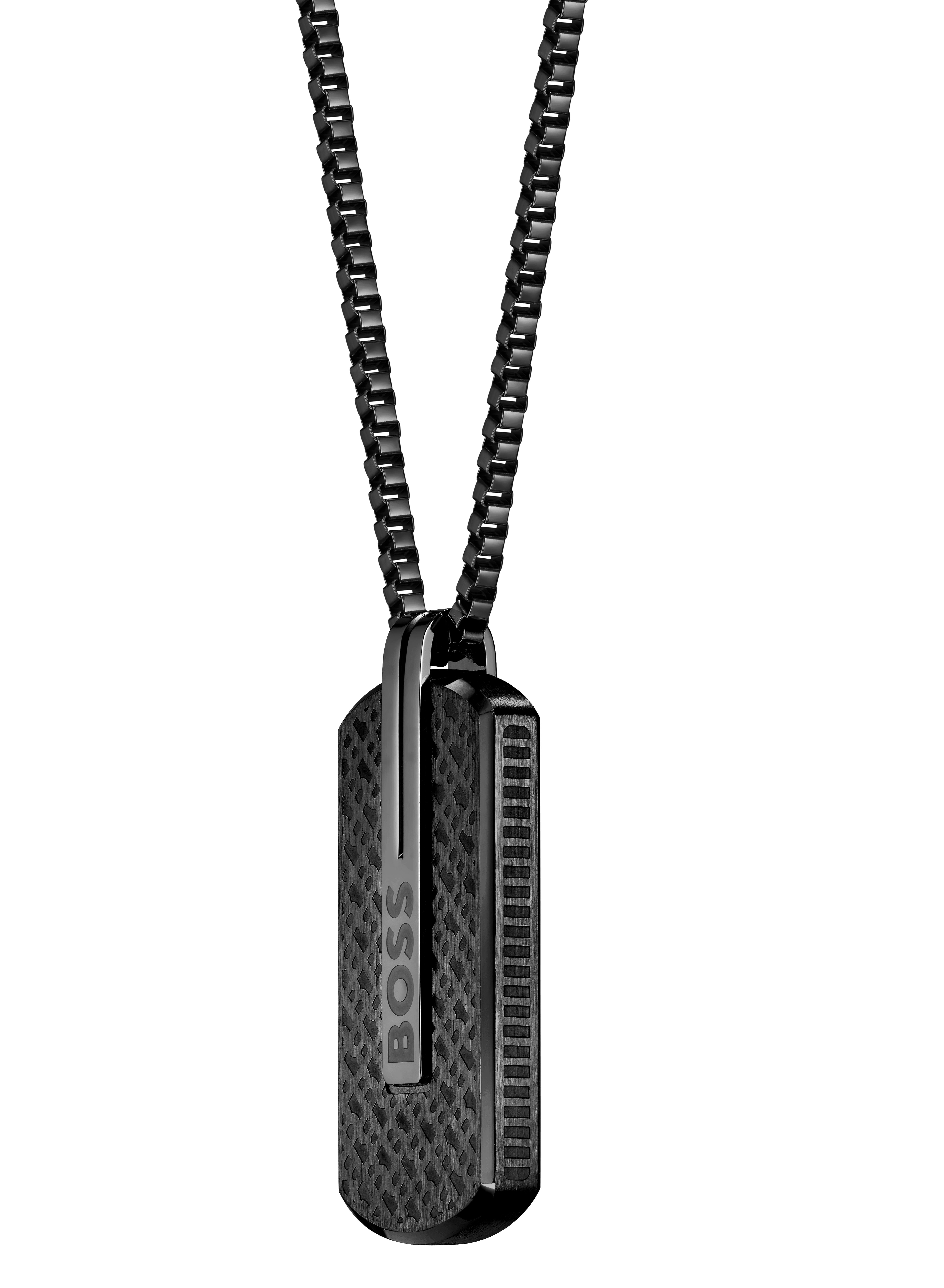 【BLACKPURPLE】4B BIC BOSS CHAIN NECKLACE BLACKPURPLE (ブラックパープル) 4B BIC BOSS CHAIN NECKLACE