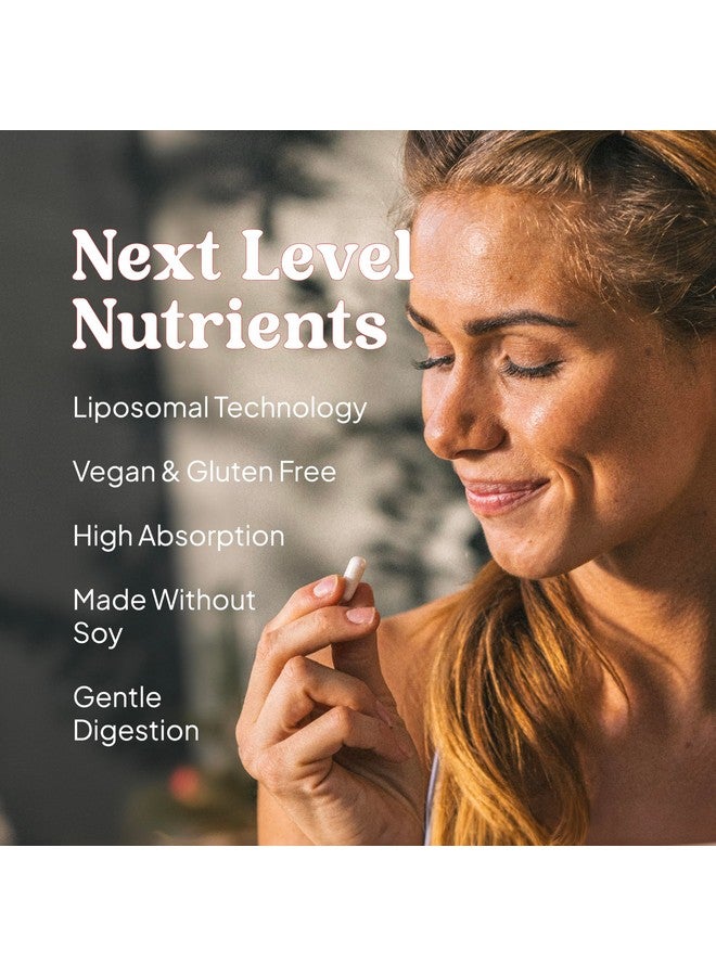 KAL Liposomal Multivitamin - High Potency Liposomal Vitamin C, D-3, and More - Men and Women Multivitamin for Cardiovascular and Nervous System Support - 30 Servings, 60 VegCaps - Image 3