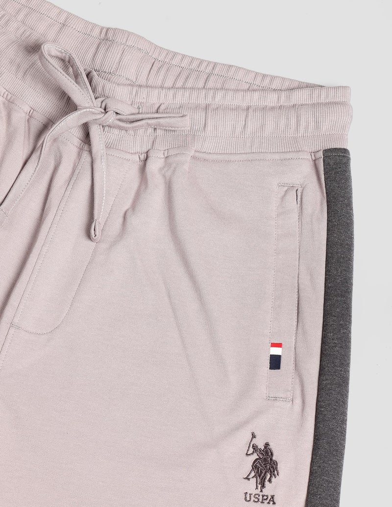 U.S. POLO ASSN. Contrast Panel Tapered OJ001 Lounge Joggers - Pack of 1 (ASH M) - Image 3