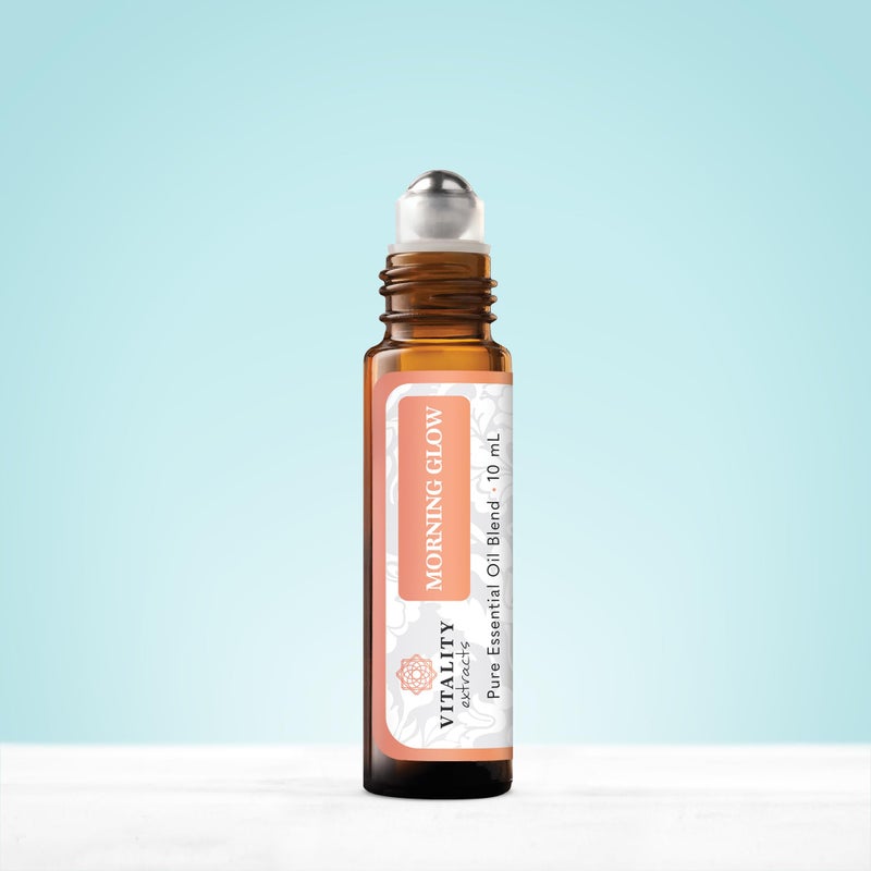 Vitality Extracts Morning Glow - Roll-On, Daily Moisturizing Serum, Avocado Oil, Tone, Rosehip, Vegan, Supple Skin, Radiant, All Skin Types, Hydrates & Nourishes - Image 2
