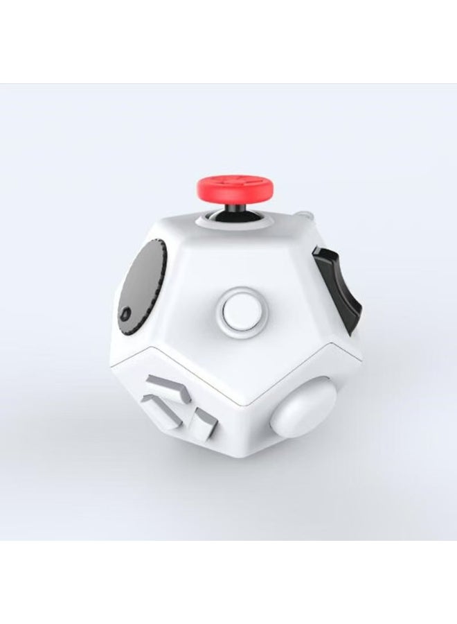 HR New Creative Mini Stress Relief Cube 12 sided Small Cube Stress Relief Small Cube Dice Slow Pressure Toy - Image 1
