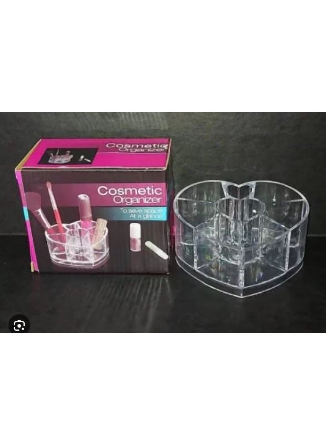 "Clear acrylic heart-shaped organizer " - Image 5