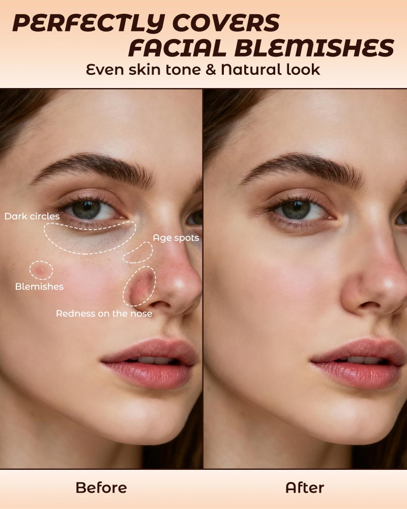 Zevni 12 Pcs Wonder Concealer Pencilï¼Œ3 Colors Face Concealer Pencilï¼ŒEvens Out Skin Toneï¼ŒCan Perfection Conceal Blemishï¼ŒDark Circleï¼ŒAging Spotï¼ŒAcneï¼Œetc - Image 3