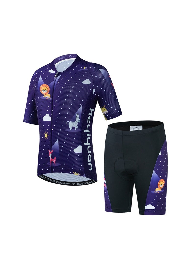 KUYING GR New Summer Outdoor Sunscreen Moisture Absorption Quick Drying Bicycle Women's Cycling Clothing Set  - Image 1