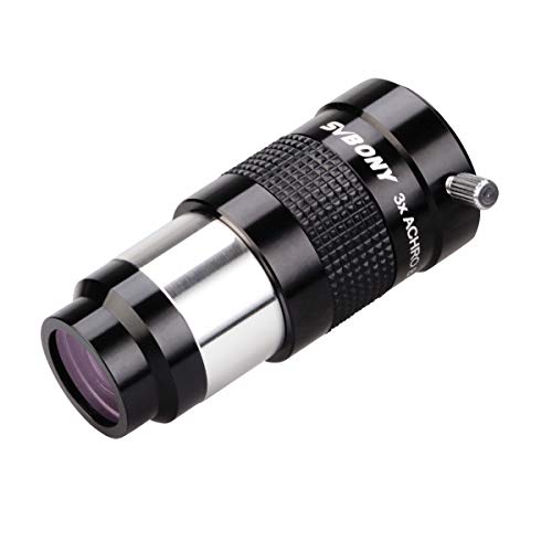 SVBONY 3X Barlow Lens, Fully-Multi Coated Achromatic Barlow Lens, 1.25 inch Telescope Accessories for Astronomical Visual and Photography - Image 4