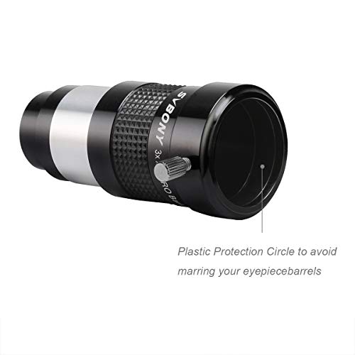 SVBONY 3X Barlow Lens, Fully-Multi Coated Achromatic Barlow Lens, 1.25 inch Telescope Accessories for Astronomical Visual and Photography - Image 5
