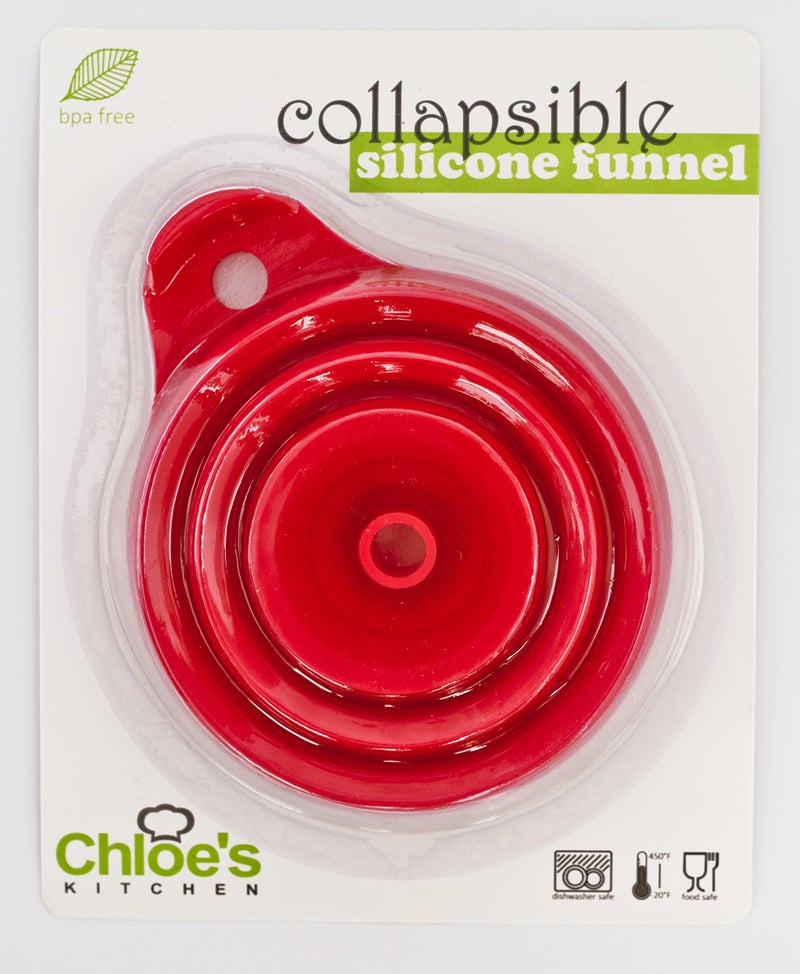Zoie + Chloe Space Saving Silicone Foldable Collapsible Kitchen Funnel - Image 5