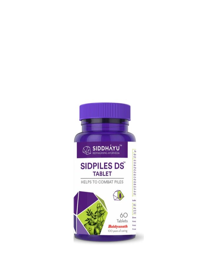 SIDDHAYU Sidpiles DS Help to Combat Piles 30 Tablet