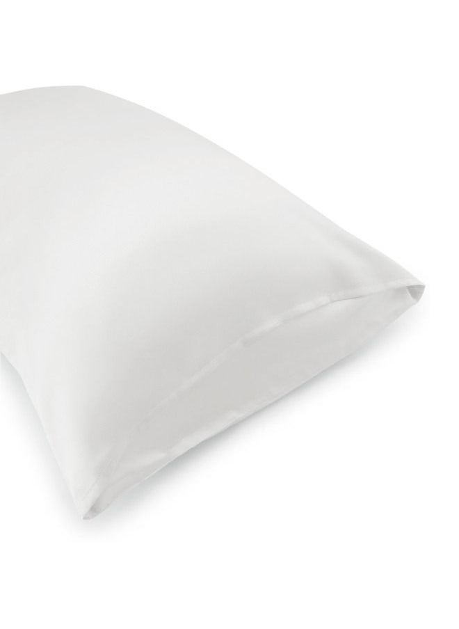 BRIGHTLY LABS Brightly Labs® Silver-Infused Mulberry Silk Pillowcase - Antibacterial & Hypoallergenic - Grade 6A Silk with Silver Ion Treatment - Soft & Cooling - Standard Size (51x66cm)  - Image 2