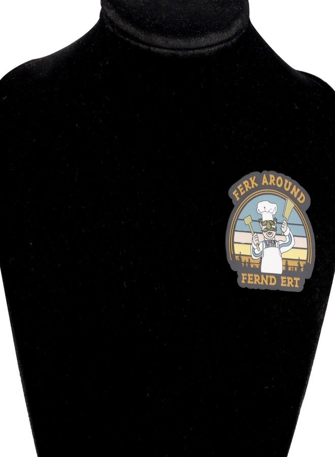 اكتاب دبابيس مستوحاة من الطهاة السويديين من AKTAP، إكسسوارات مجوهرات مستوحاة من مسلسلات الرسوم المتحركة التلفزيونية، هدايا لمحبي الطهاة، بروش لمحبي الطبخ (دبوس Ch-f الكرتوني) - Image 4