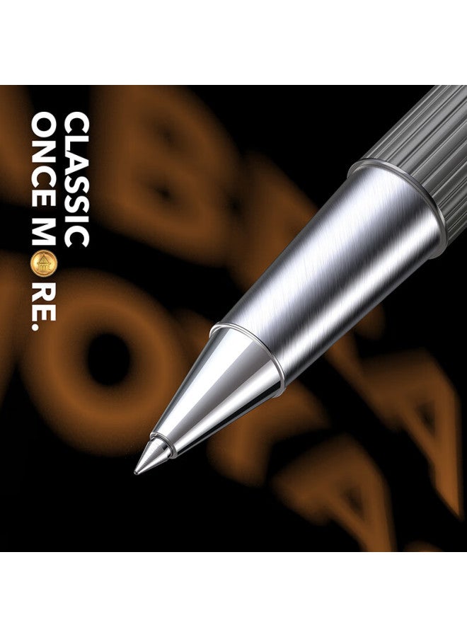 Bernard Shaw Lighthouse Micro-glow Orange Ballpoint Pen + Premium Refill Gift Box Set, Signature Pen - Image 2