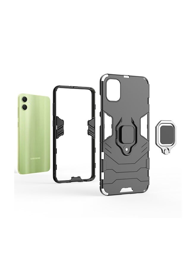 X-level Samsung Galaxy A05 4g Case Cover with Ring Kickstand Stand Back Protective Hybrid Heavy Duty Armor Dual Layer Shockproof Anti-Scratch Back Cover Protector Comfortable Touch Phone Accessory  - Image 5