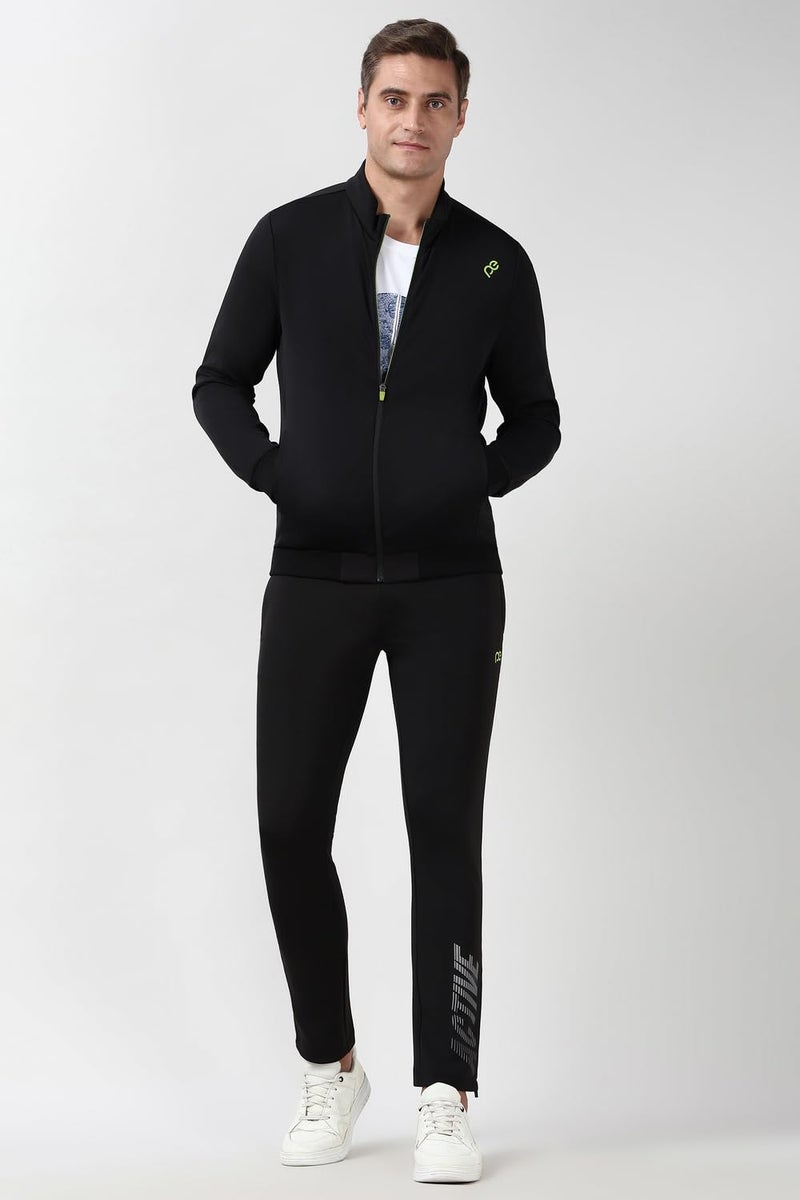 Peter England Men Black Solid Casual Jacket - Image 5
