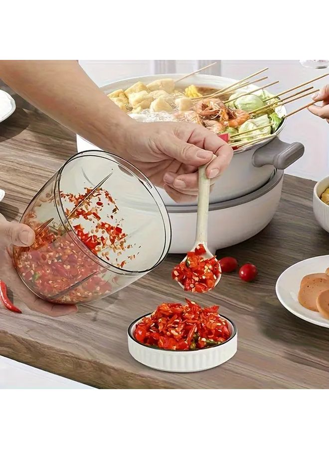 Small Size Manual Garlic Press And Meat Grinder Heavy Duty Portable Crusher For Kitchen Camping - Image 5