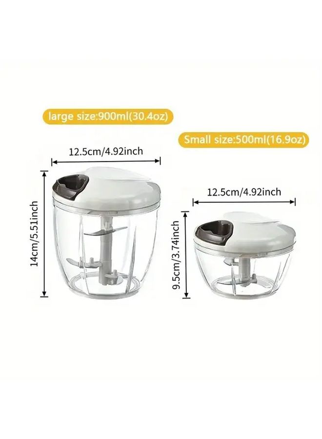 Small Size Manual Garlic Press And Meat Grinder Heavy Duty Portable Crusher For Kitchen Camping - Image 4