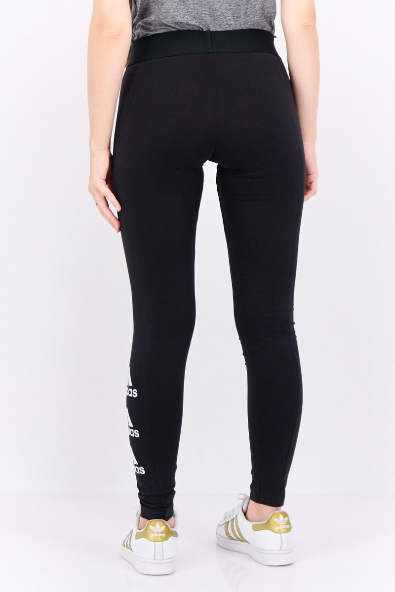 Adidas Women Sportswear Fit Training Tights, Black/White - Image 2