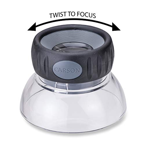 Carson LumiLoupe Plus 5.5X Power Stand Loupe Magnifier with Dual Lens Focusing System (LO-06) - Image 2