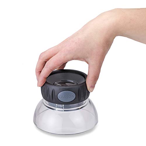 Carson LumiLoupe Plus 5.5X Power Stand Loupe Magnifier with Dual Lens Focusing System (LO-06) - Image 3