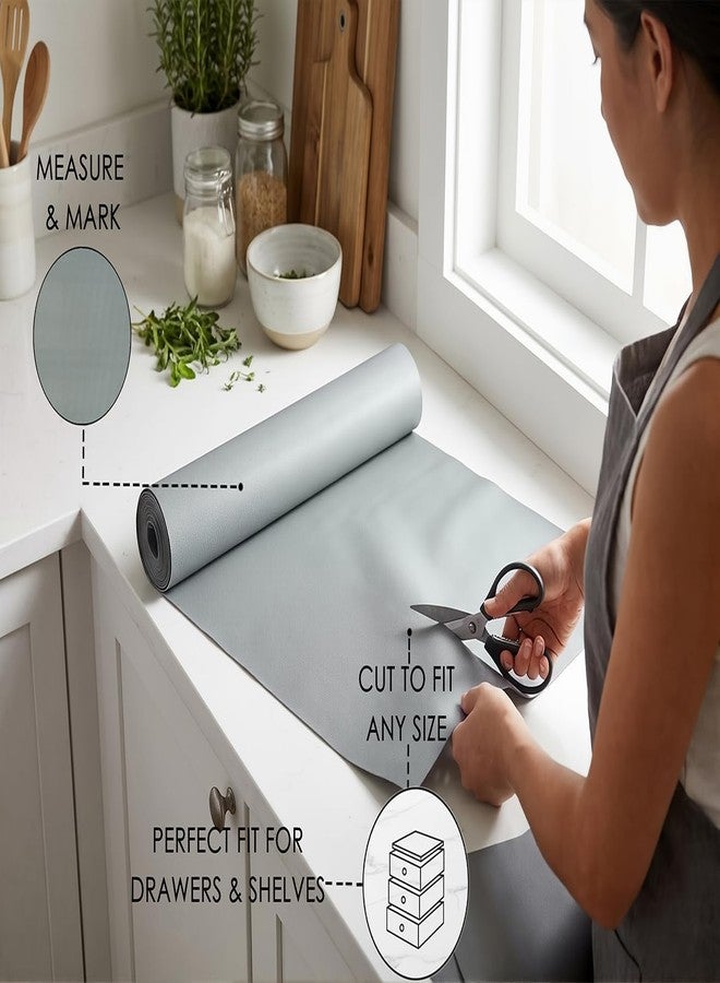 STYEVA EVA Food Grade Washable Anti Slip Mat/Sheet for Fridge, Shelf Liner, Table, Kitchen Drawer mat (Diamond Structure,45CMX5 M) - Image 5