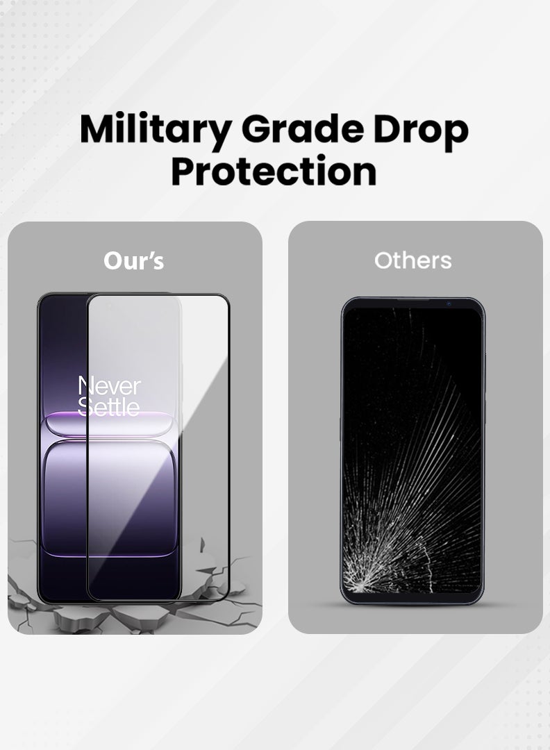 Case Up Screen Protector For OnePlus 13T/ OnePlus 13s 6.32 Inch 9H Hardness Tempered Glass Film, Bubble Free Easy Installation, Full Coverage, Anti Scratch And Touch Sensitive - Image 4